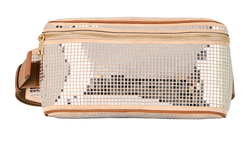 Belt Bag, Suede, Beige/Silver, MII, 2*